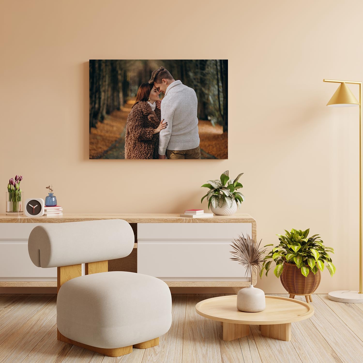 Amazon.com: CanvasChamp Personalized Custom Canvas Prints - Photo On Canvas Wall Art Framed - Transform Your Memories into Beautiful Art (24" W x 36" H x 1.5" D): Posters & Prints