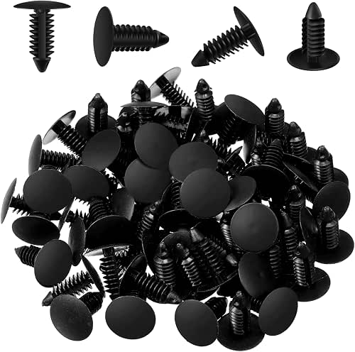Yulejo 100 Pcs Medium Gauge Rivet Patio Strapping Fasteners 3/16
