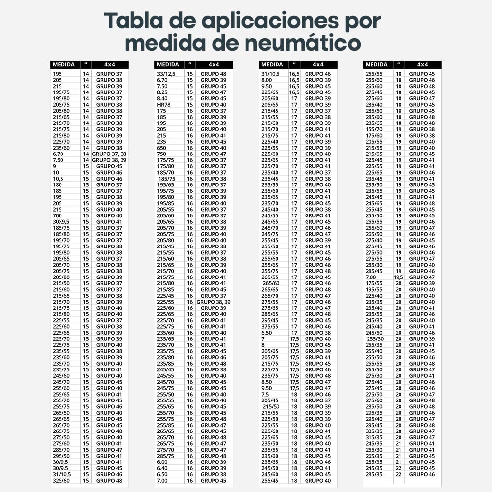 KRAWEHL - Pack de 2 Cadenas de Nieve para Coche - Cadenas 4x4 - de Metal Tipo Malla de Rombo - Eslabones de 16 mm - con Tensor Mecánico - Universal - Antideslizantes - Grupo 45