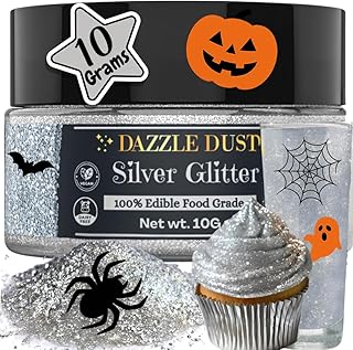Dazzle Dust Edible Glitter Sprinkles for Cake Decorating, Drinks, Cookie...