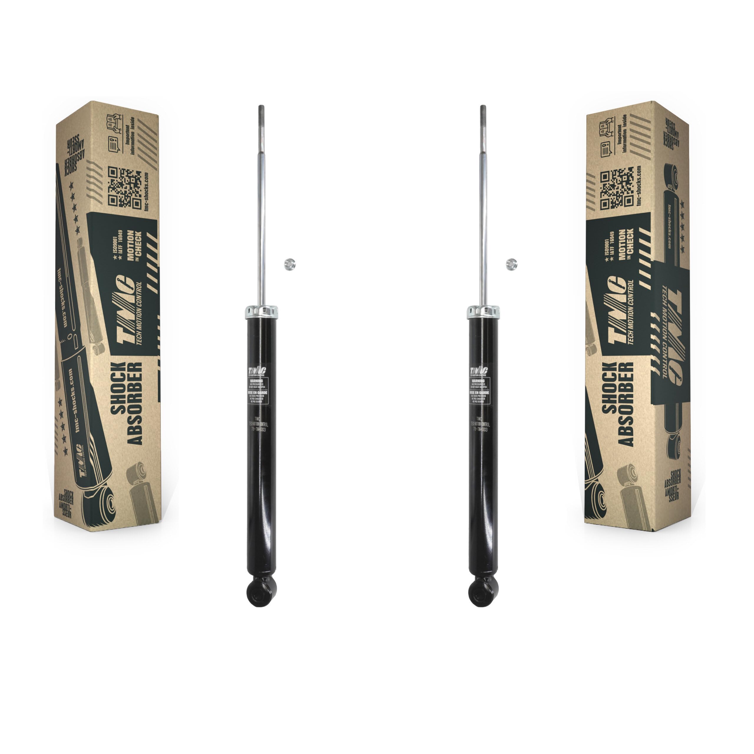 TMC Rear Suspension Shock Absorbers Pair Replacement For Honda Civic - Left Right Side (Driver Passenger) K78-100412 — view 20