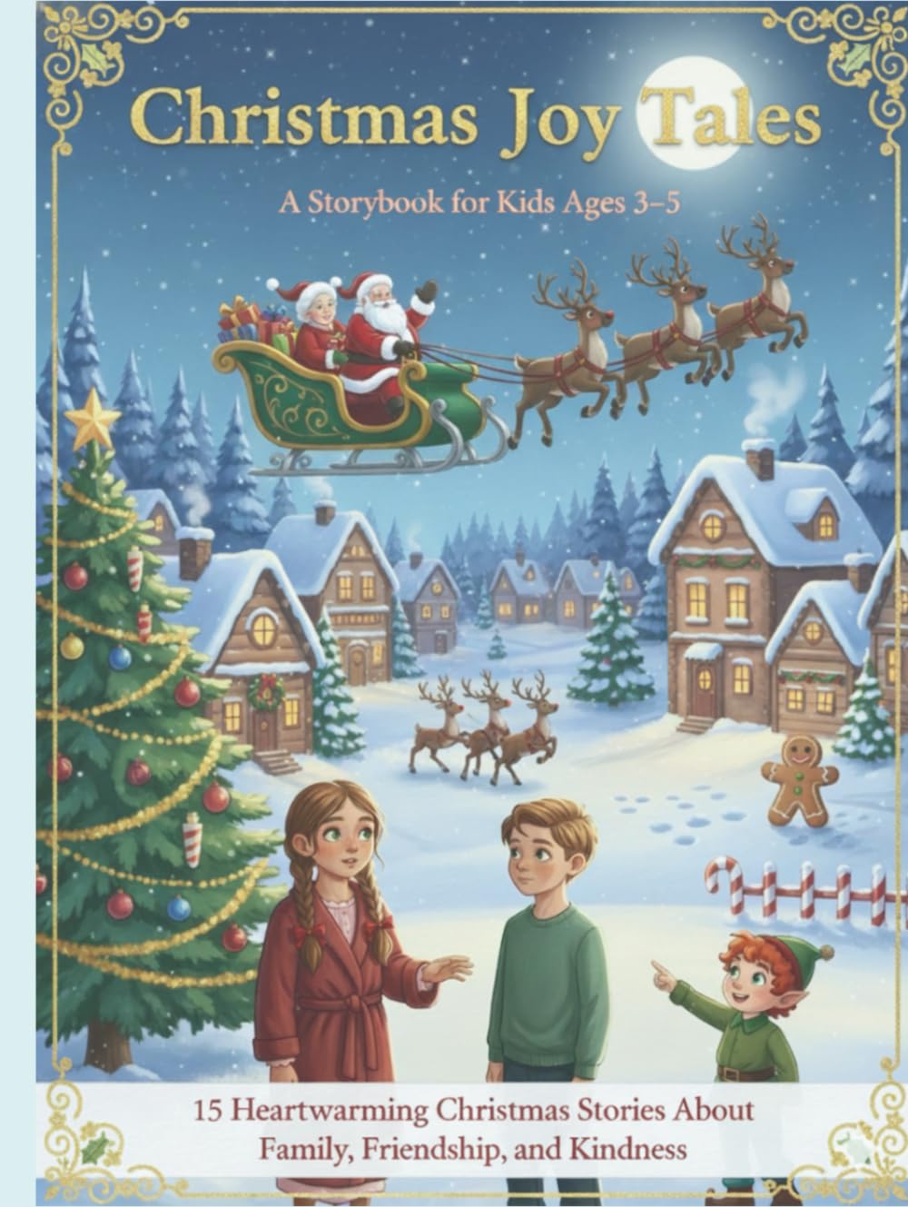 Christmas Joy Tales: A Storybook for Kids Ages 3–5: 15 Heartwarming Christmas Stories About Family, Friendship, and Kindness