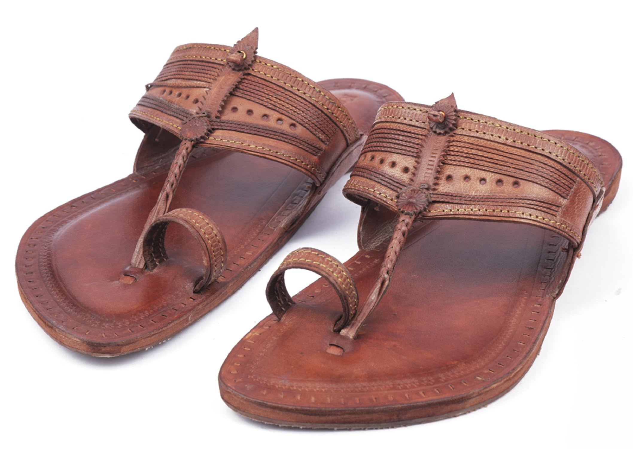 See full amazon price history chart for KORAKARI Mens Vintage Kolhapuri Chappal Tan Leather Braids Handcrafted Sandal Smooth and Comfortable Flip Flops Slipper Anti Slip Design Traditional Footwear (UK-10) KORAKARI Mens Vintage Kolhapuri Chappal Tan Leather Braids Handcrafted Sandal Smooth and Comfortable Flip Flops Slipper Anti Slip Design Traditional Footwear (UK-10) (B0BHJ7291W) Amazon Price History, Amazon Price Tracker