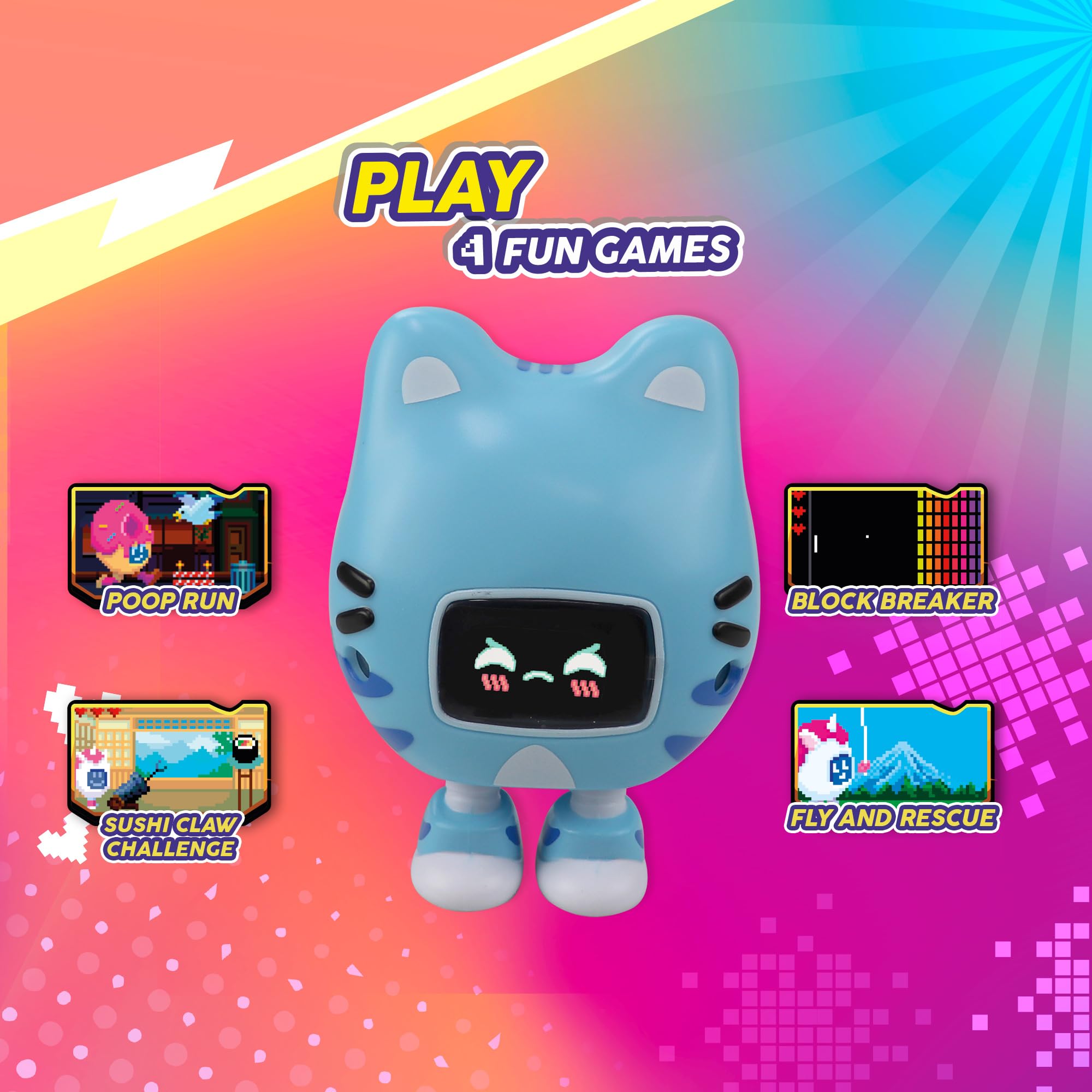 BEEP BOOP Miao Miao, cat handheld electronic toy from the YouTube BeepBoops - Image 3