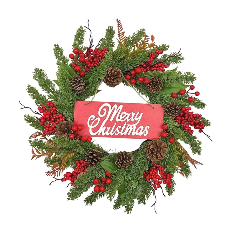 Amazon｜Kokiya 19.69インチ クリスマスリースツリー