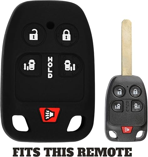 Miniatura 3 de KeyGuardz - Carcasa exterior de goma suave para Honda Odyssey 2011-2014 N5F-A04TAA