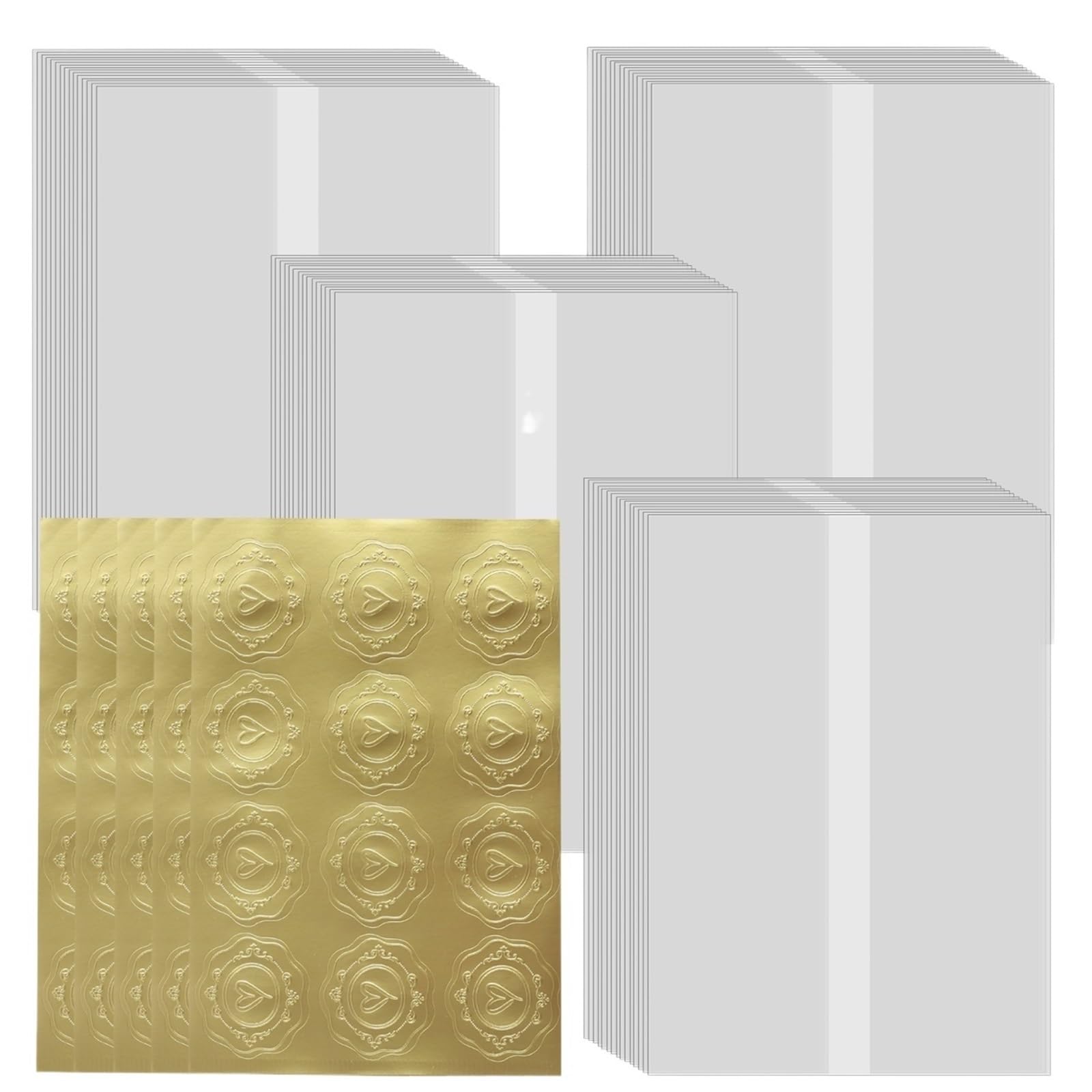 Vellum Jackets for Invitations 120pcs Vellum Jackets for 5x7 Invitations Folded Paper Translucent Thickened Wrap Liners