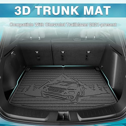 Miniatura 2 de Mixsuper Liner Forro de carga personalizado para Chevrolet Trailblazer 2021-2023 detrás de los asientos de la segunda fila, tapete de carga para