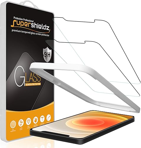 Miniatura 46 de Supershieldz (2 unidades) Diseñado para iPhone 14 Plus/iPhone 13 Pro Max (6.7 pulgadas) Protector de pantalla de vidrio templado