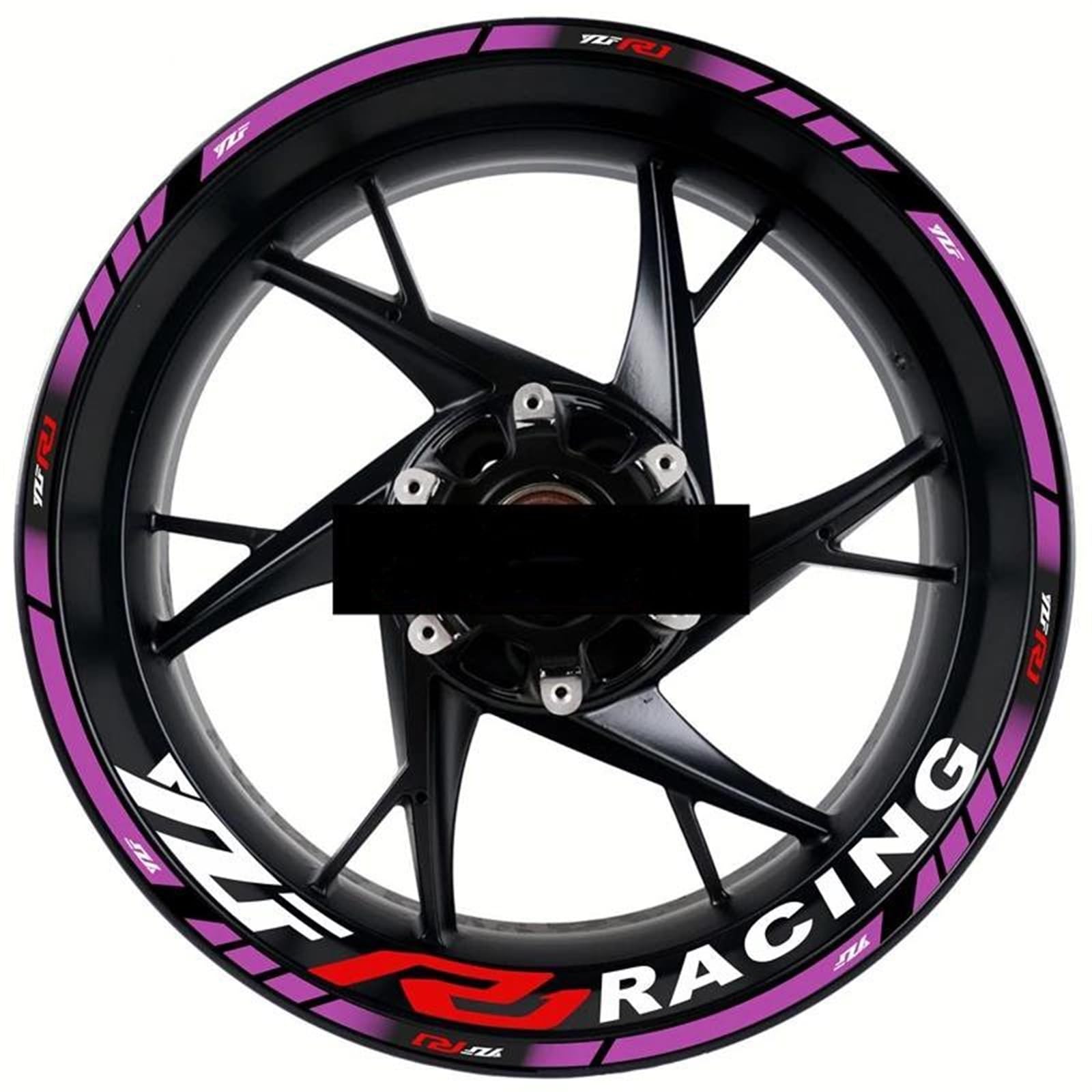 Stickers Motorcycle Accessories Reflective Rim Edge Stripes Wheel Stickers for YZFR1 YZF-R1(Style 2)