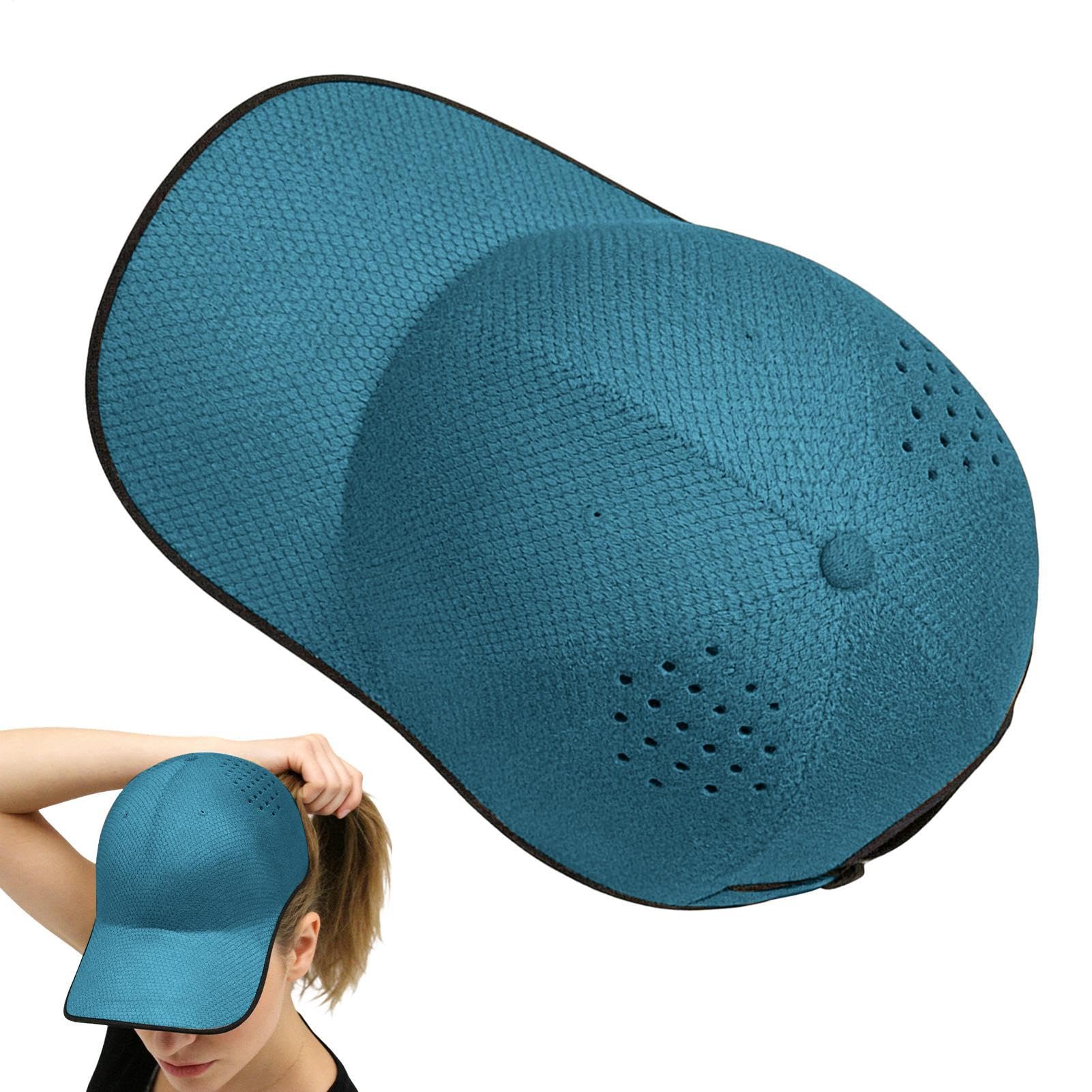 Casquette de baseball pour hommes pliable et légère noire - 8