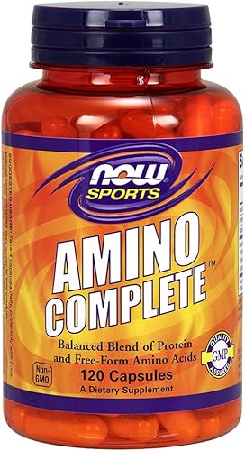 NOW Amino Complete, 120 cápsulas (paquete de 2)