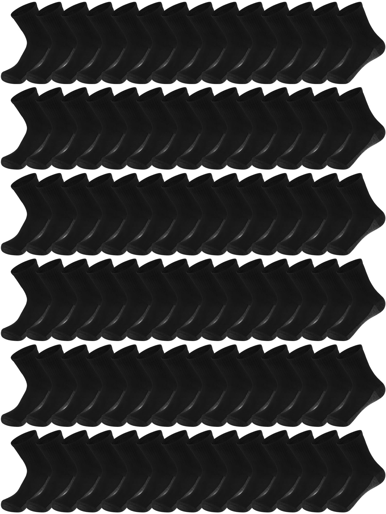 Tarpop 100 Pairs Mens Ankle Socks