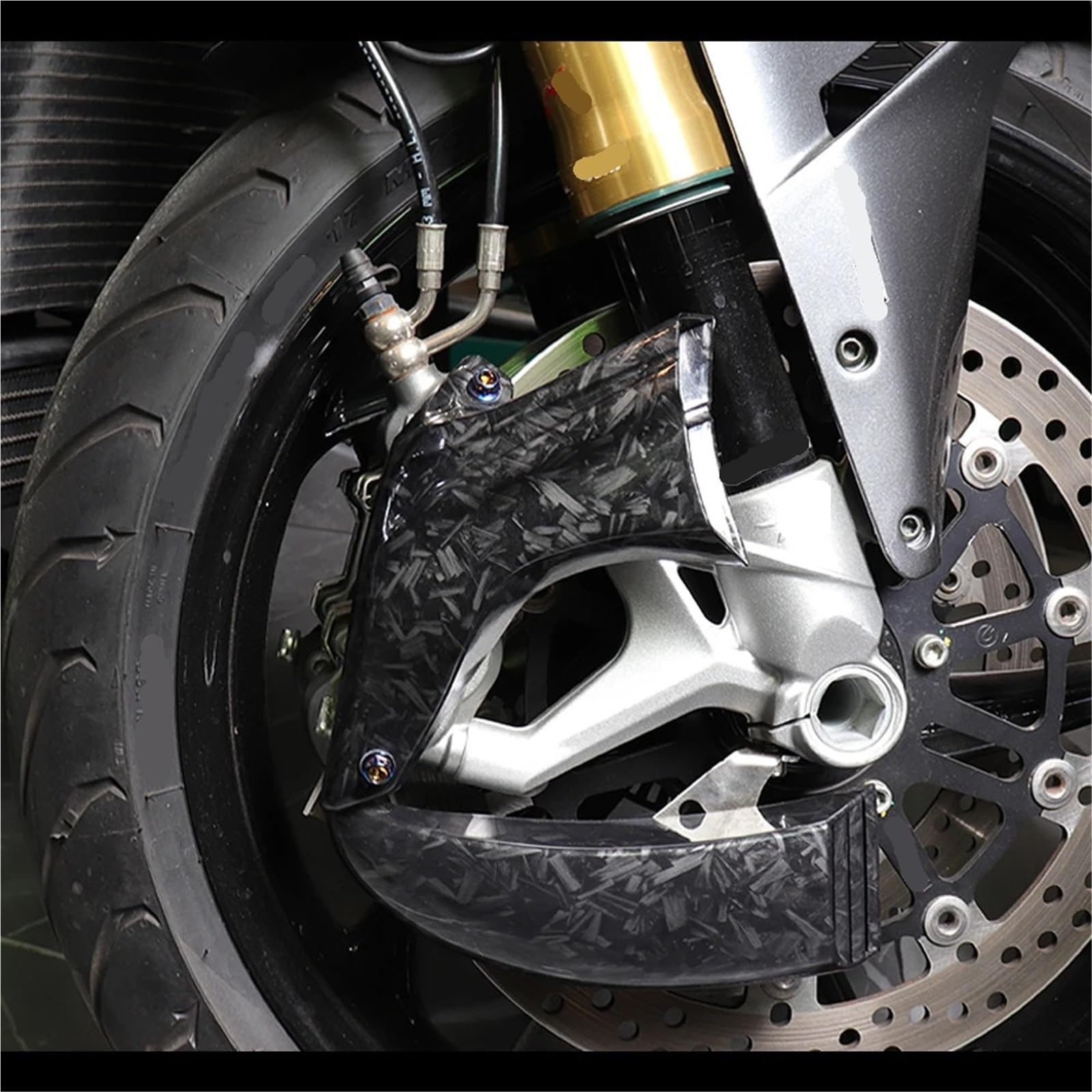 Condotti Aria Raffreddamento Pinza Adatto per Kawasaki Z750R Z900SE Z900RS Z1000 Z1000R Z H2 Z1000SX ZH2 ABS SE Cafe Pinza Freno Condotto di Raffreddamento dell'Aria(Style-3)