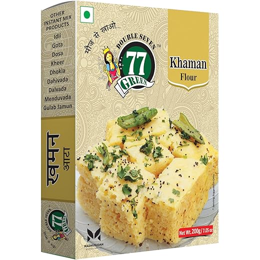 DOUBLE SEVEN Khaman Flour Instant Mix 200g