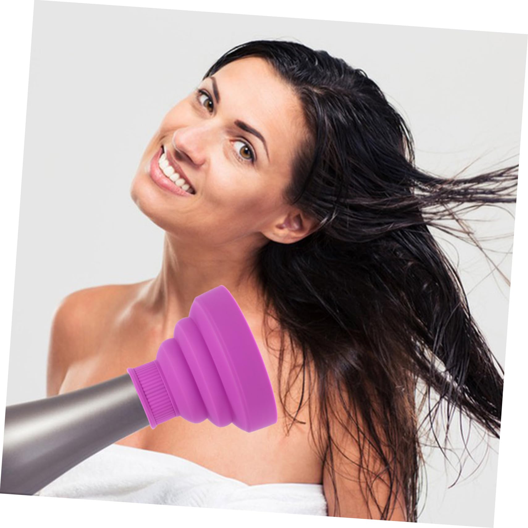 PACKOVE 4 Stück Haartrocknungsabdeckung lockig Anhang Styler Diffusor-Föhnaufsatz Zubehör Haartrockner-Diffusor-Aufsatz universal Haartrockner Diffusorabdeckung Haartrocknerdüse Kieselgel