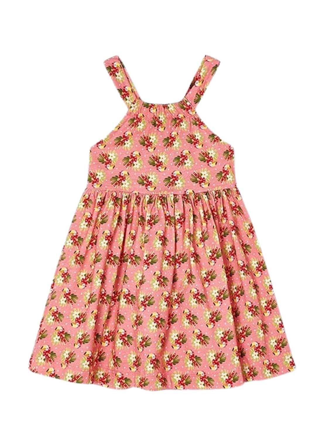 Mayoral Vestido Niña Verano – Estampado- 100% Algodón - Vestido sin Mangas – Ropa de Vestir para Niña - Ropa de Regalo – para niñas de 2 años a 8 años