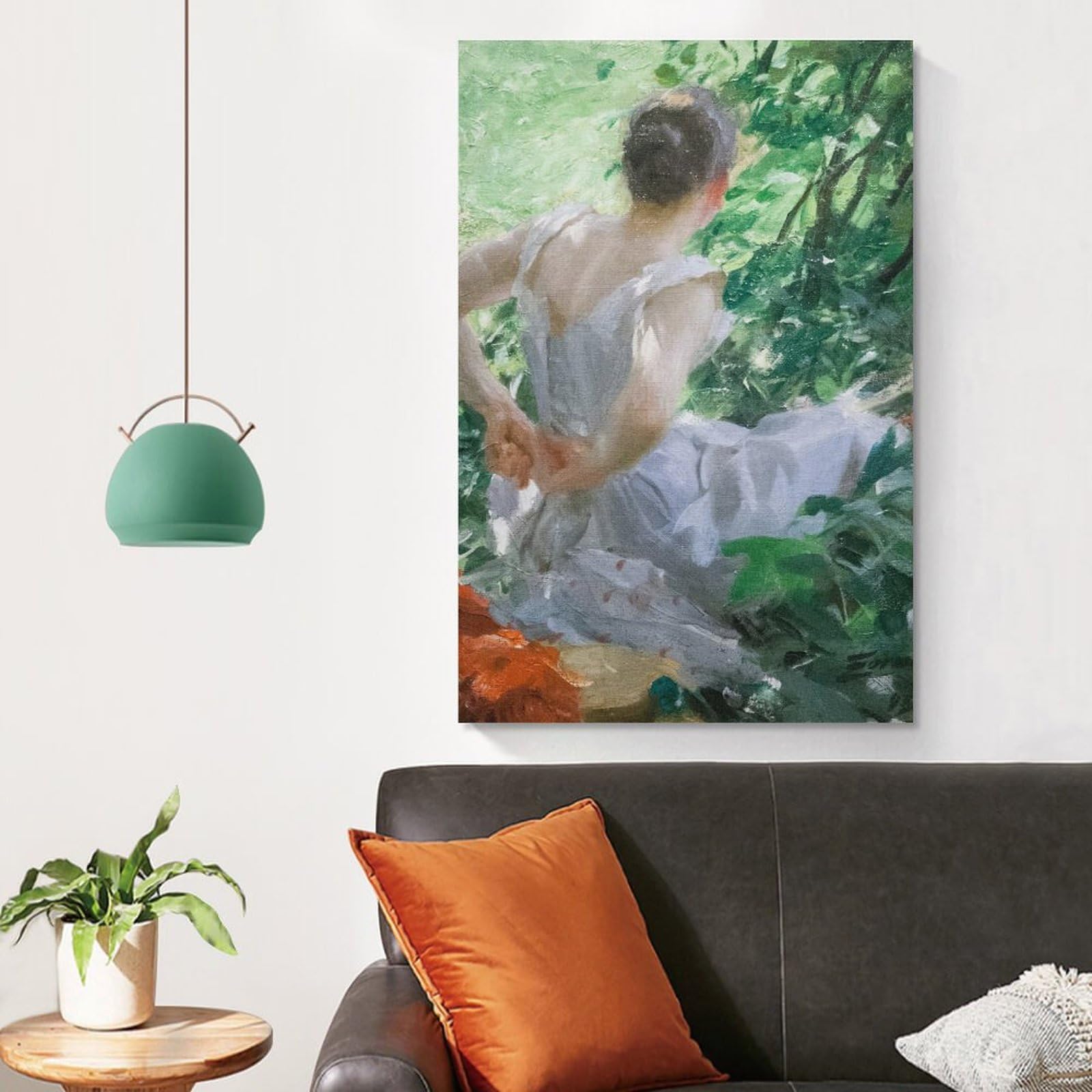 Amazon.co.jp: Anders Zornアンデシュ・ソーン作品絵画《女装》アート