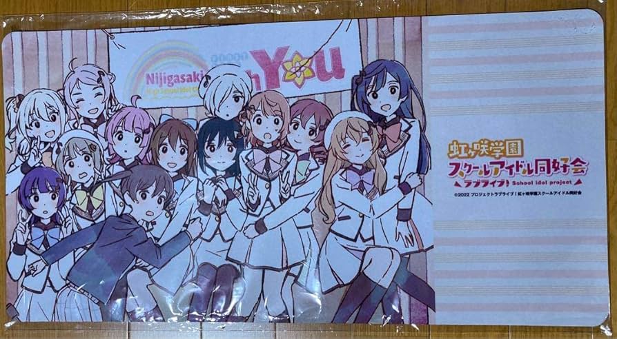 虹ヶ咲学園スクールアイドル同好会　プレイマット　めばち 虹ヶ咲学園スクールアイドル同好会 プレイマット めばち ラブライブ