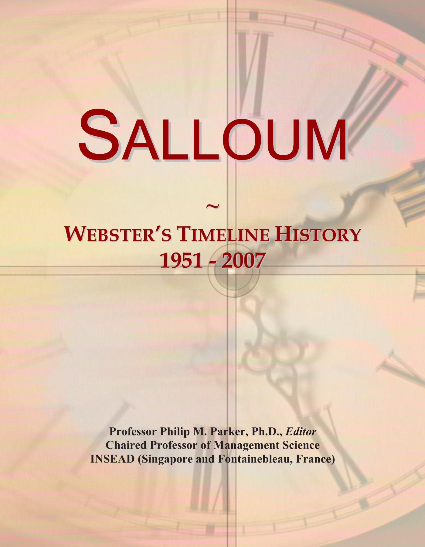 Salloum: Webster's Timeline History, 1951 - 2007