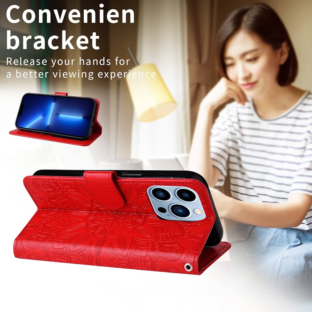 Ooboom Case for iPhone 11 Pro, Mandala PU Leather Magnetic