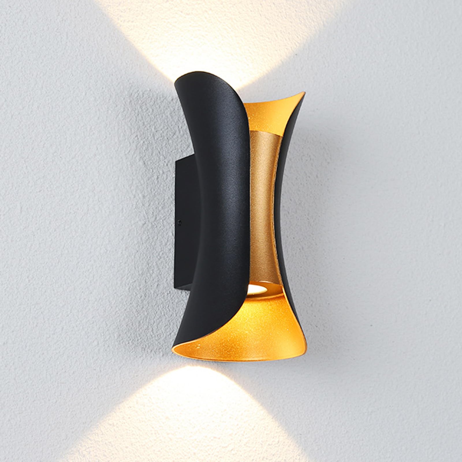 Lámpara de pared para exteriores e interiores con iluminación moderna de 6W