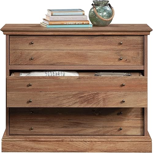 Miniatura 15 de Sauder Barrister Lane Cofre de 3 Cajones, L: 36.46" x W: 16.69" x H: 29.37", Acabado Mango Sindoori