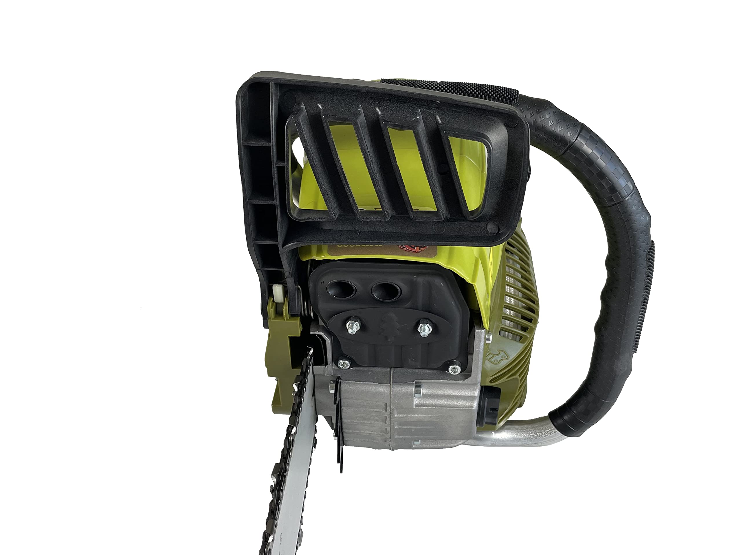 BRACOG Motosierra Gasolina Profesional Amazona (58 cc, Espadín 50cm). Motosierra Anti-vibración con Cadena 20" Motor de 2 Tiempos, 3.2 cv. Motosierra de Alto Rendimiento Arranque Easy-Start