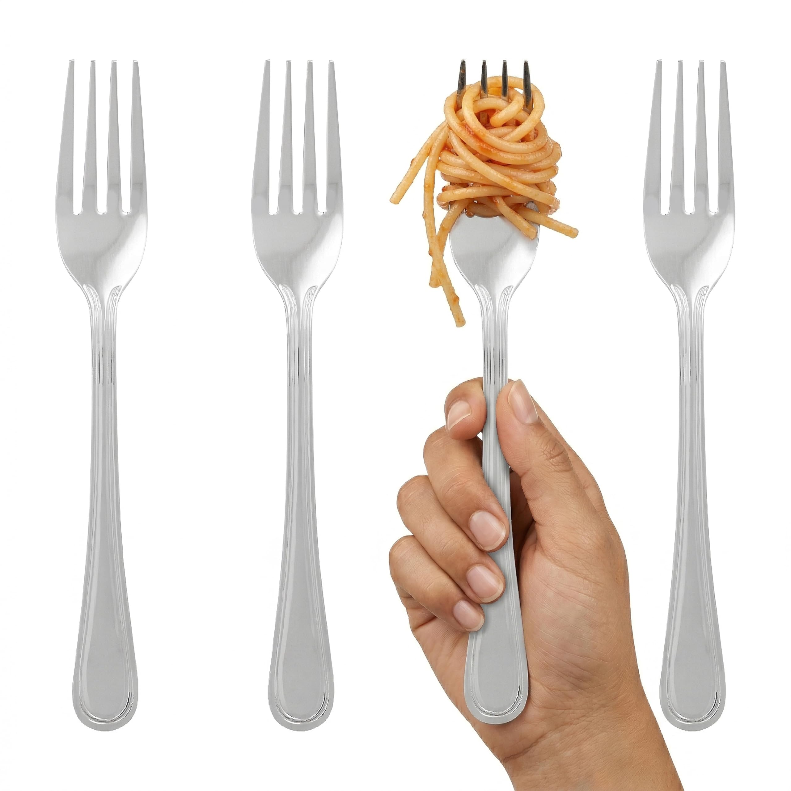 Orsina Classic Forks - Stainless Steel - Silver - Set of 4