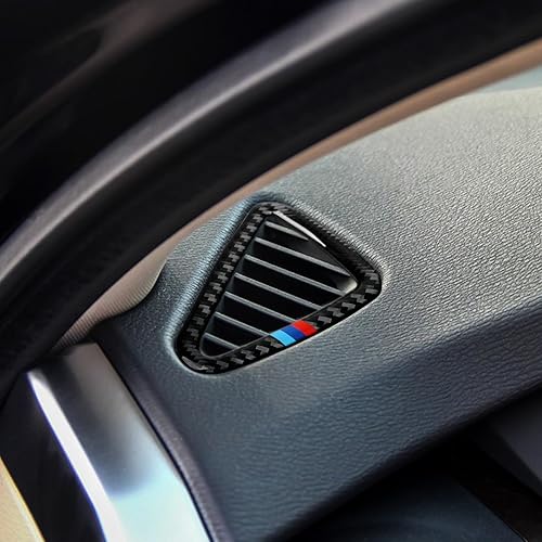 Miniatura 7 de Adhesivo de fibra de carbono para panel de CD de automóvil, cubierta de consola central, compatible con BMW X5 F15 X5M F85 X6 F16 X6M F86 2014 2015