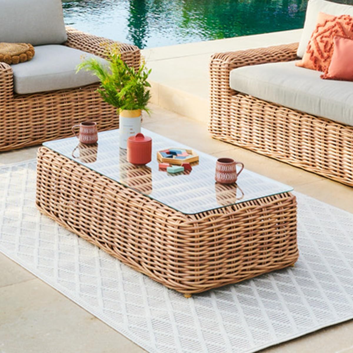 Hespéride - Savinia Tahi Rectangular Garden Coffee Table