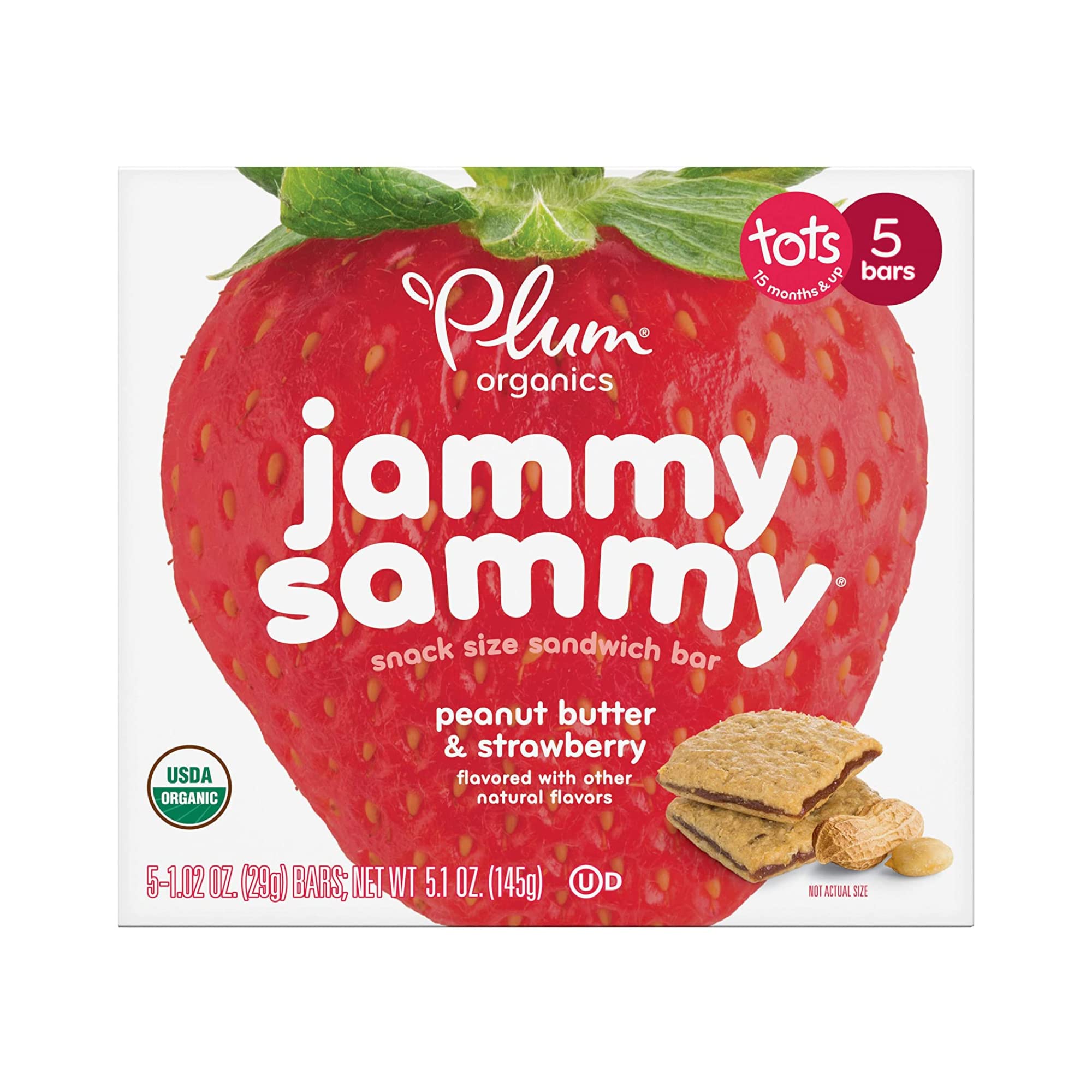 Buy Plum s Jammy Sammy Snack Bars Toddler & Kids Snacks Peanut