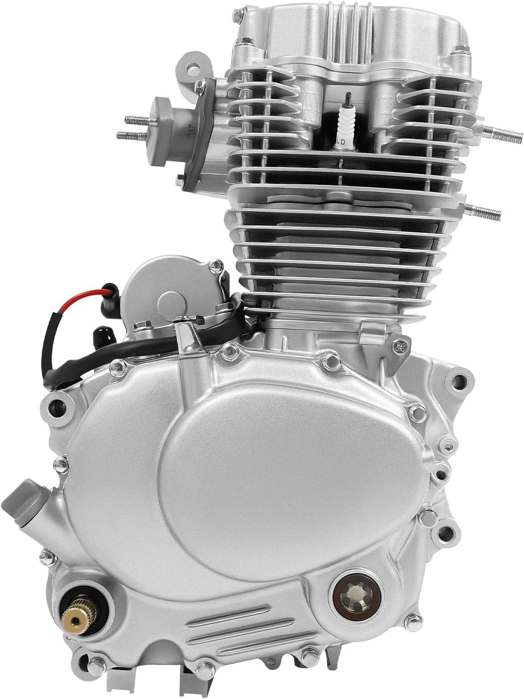 250CC Engine, 4-Stroke Single Cylinder Motorcycle Engine, 5-Speed Manual Transmission Engine CG250 Vertical Engine Motor, Dirt Bike Engine, for 200CC 250CC ATV Models(14KW/8500R/Min)
