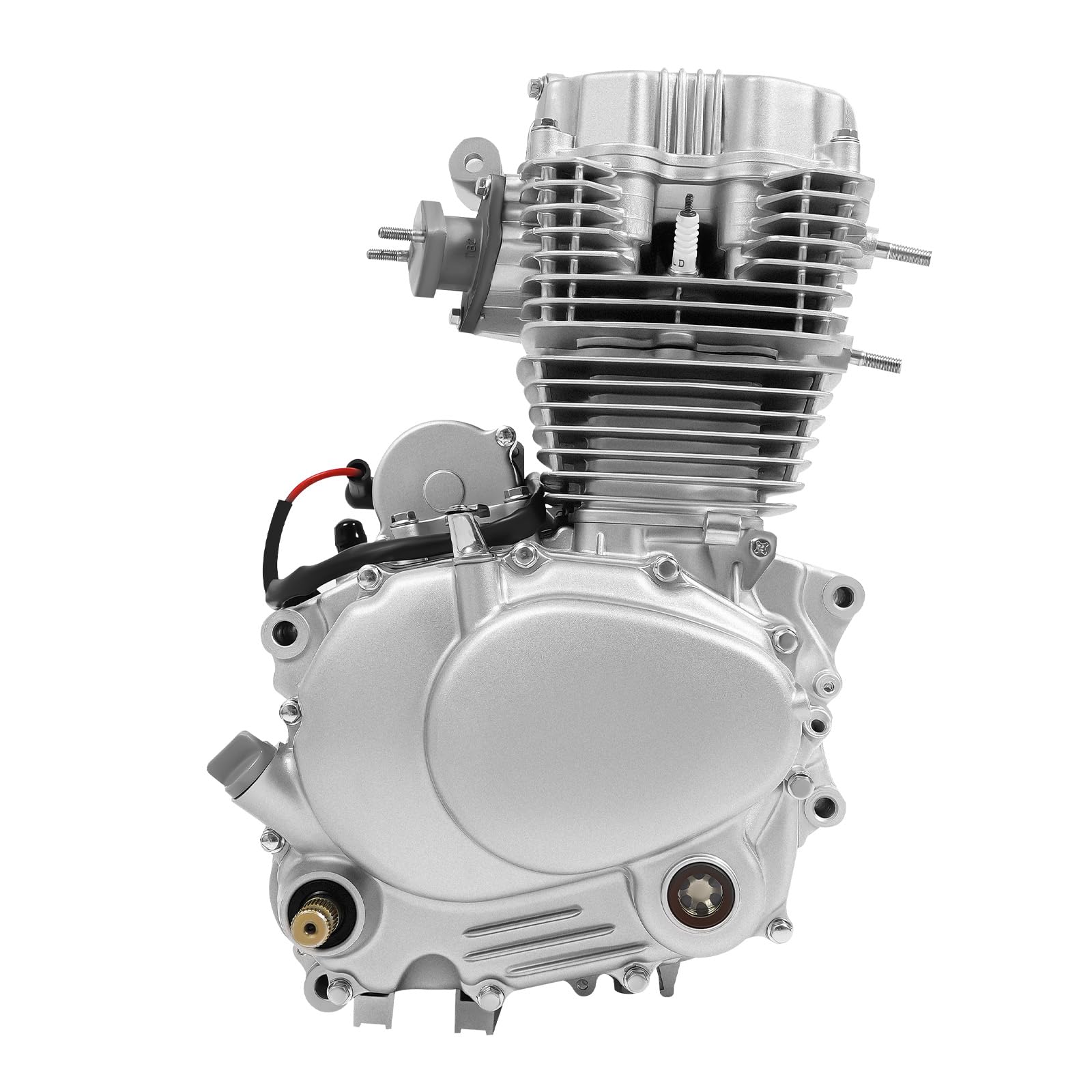 250CC Engine, 4-Stroke Single Cylinder Motorcycle Engine, 5-Speed Manual Transmission Engine CG250 Vertical Engine Motor, Dirt Bike Engine, for 200CC 250CC ATV Models(14KW/8500R/Min)