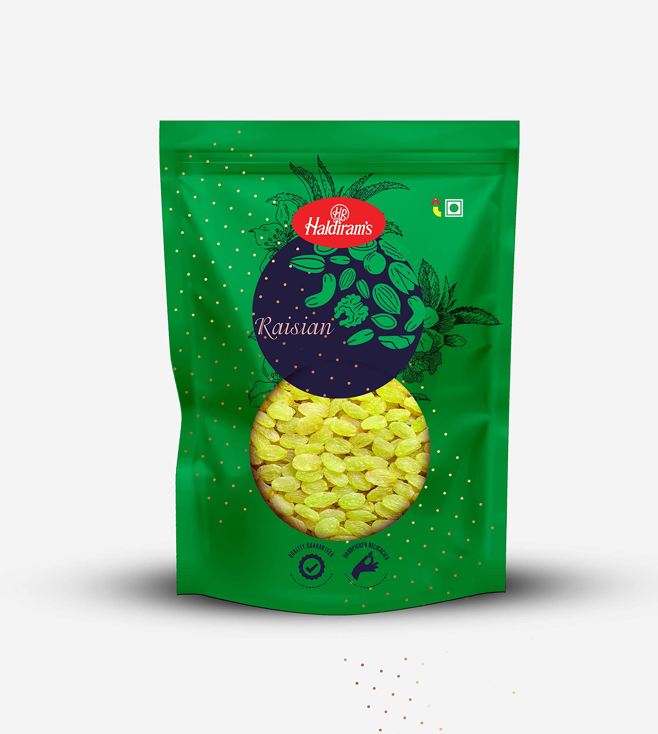 Haldirams Green Raisins 250g Zipper Pouch | Kishmish | Source of Potassium | Raisins Dry Fruits | Healthy & Tasty Snacks | Source of Dietary Fiber | Premium Dried Grapes | Rich in Iron | Hari Kishmish (B0B9GRRQBS) Amazon Price History, Amazon Price Tracker