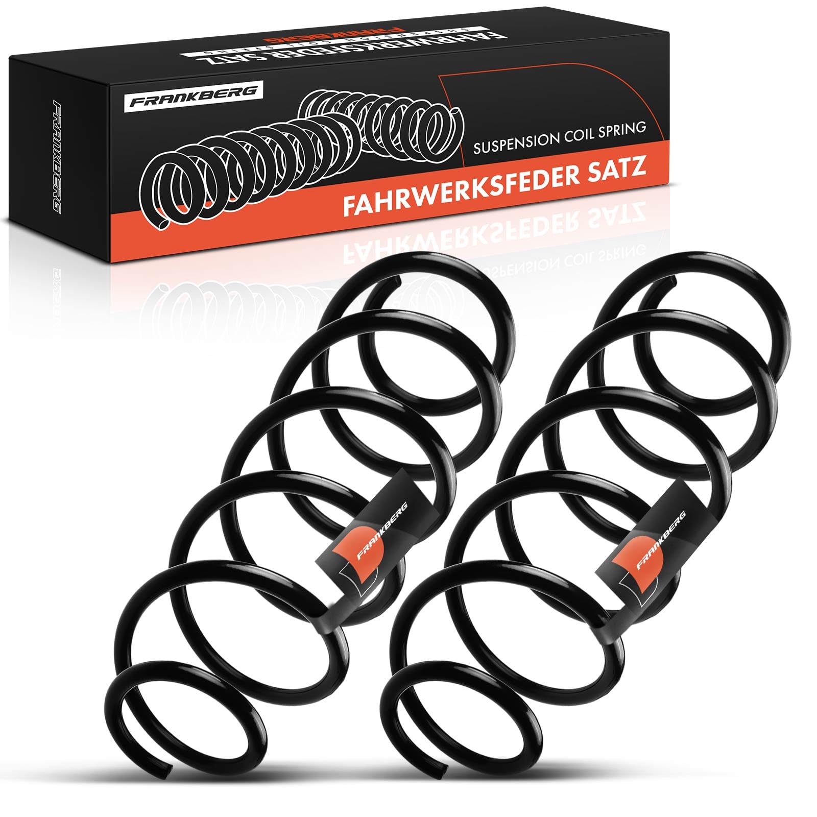 Frankberg 2x Ressort de suspension Remplacer# RH6395,550200003R | Compatible avec Laguna III Grandtour KT0/1 1.5 dCi 1.6 16V 2.0 dCi 2.0 16V 2.0 16V Turbo 2007-2015