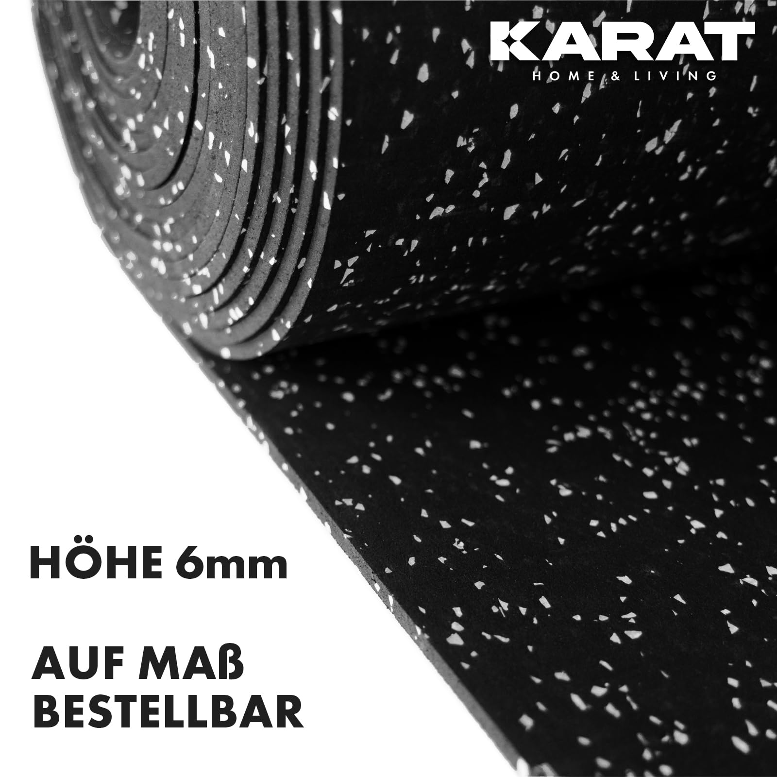 KARAT Tapis de protection de sol pour appareil de fitness - Tapis de course - Tapis de course - Tapis multifonction - Tapis d'entraînement - Tapis anti-vibrations insonorisant et amortissant les chocs