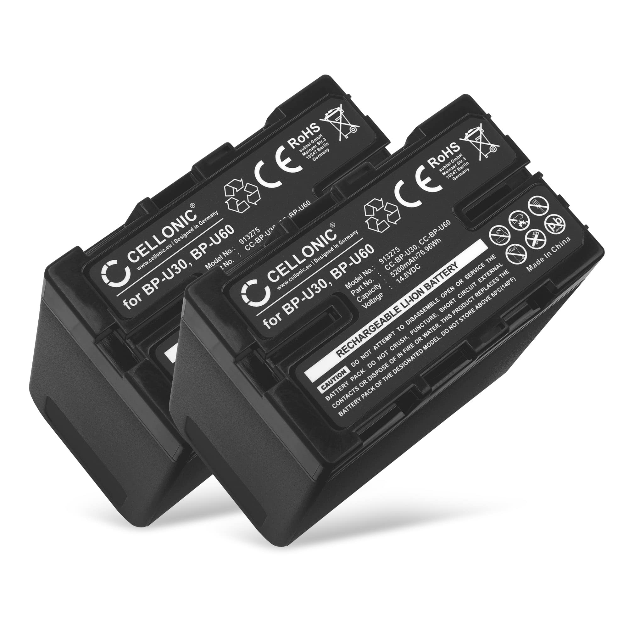 SMALLRIG Batterie BP-U60 99Wh 6800mAh – Batterie Pro Pour Sony FX6 FX9 FS7 Avec Indicateur LED