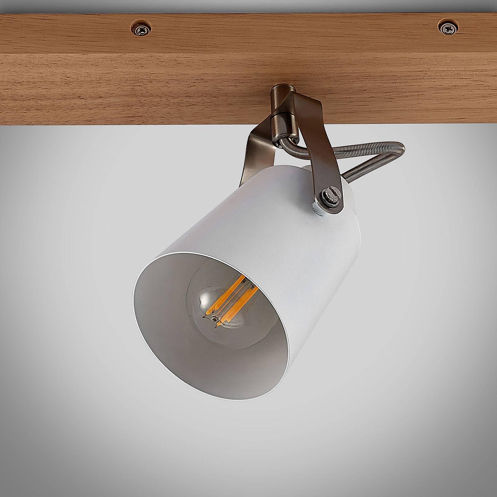 Lindby Deckenlampe Blana (Skandinavisch) aus Holz (5 flammig, E14) - Deckenleuchte Lampe Wohnzimmerleuchte