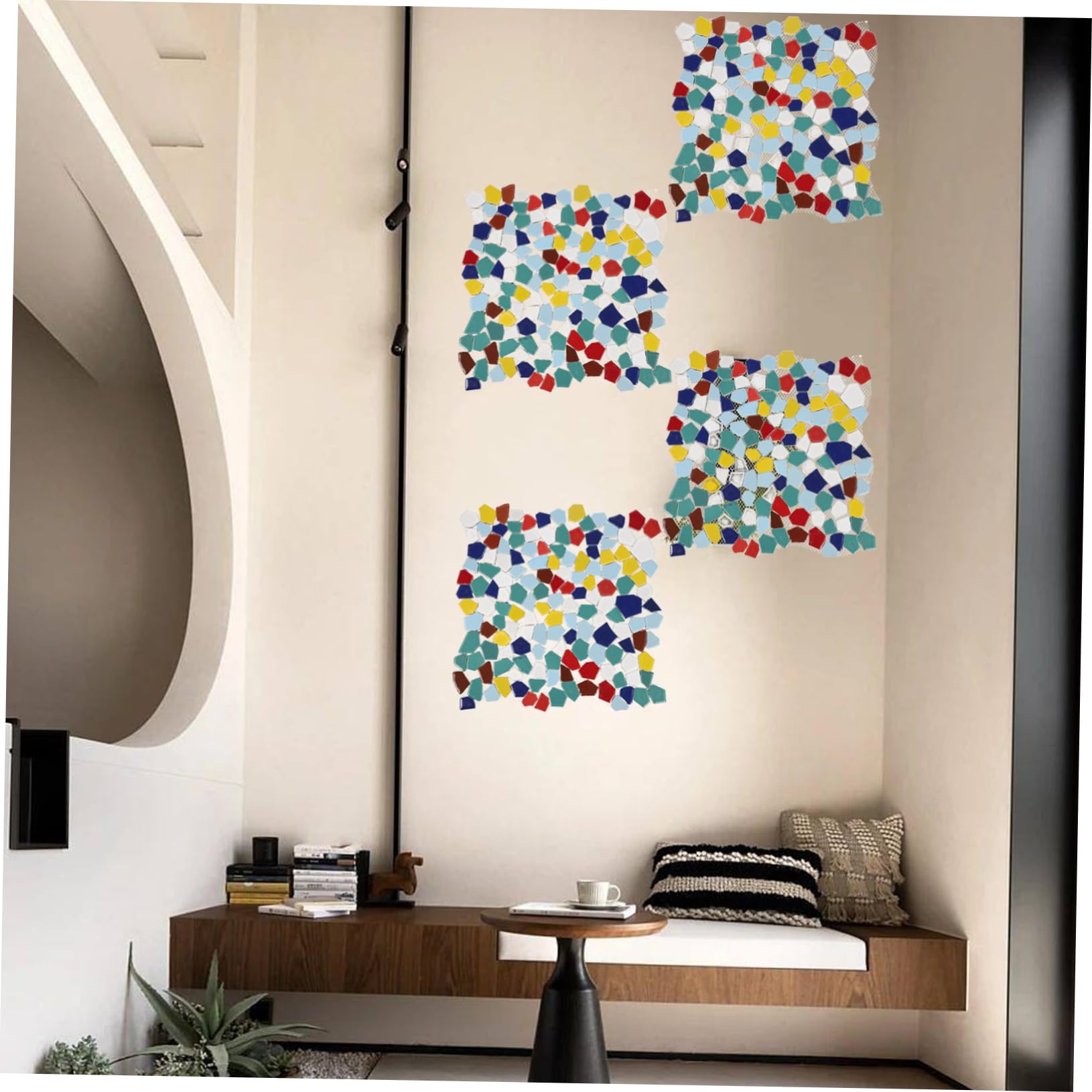 Forniture Per Artigianato in Mosaico Piastrelle in Mosaico Di Ceramica Pezzi Misti Per Larredamento Della Casa