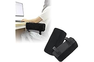 Enhanced Comfort: Thicken Office Chair Arm Rest Pads with Adjustable Velcro Straps
