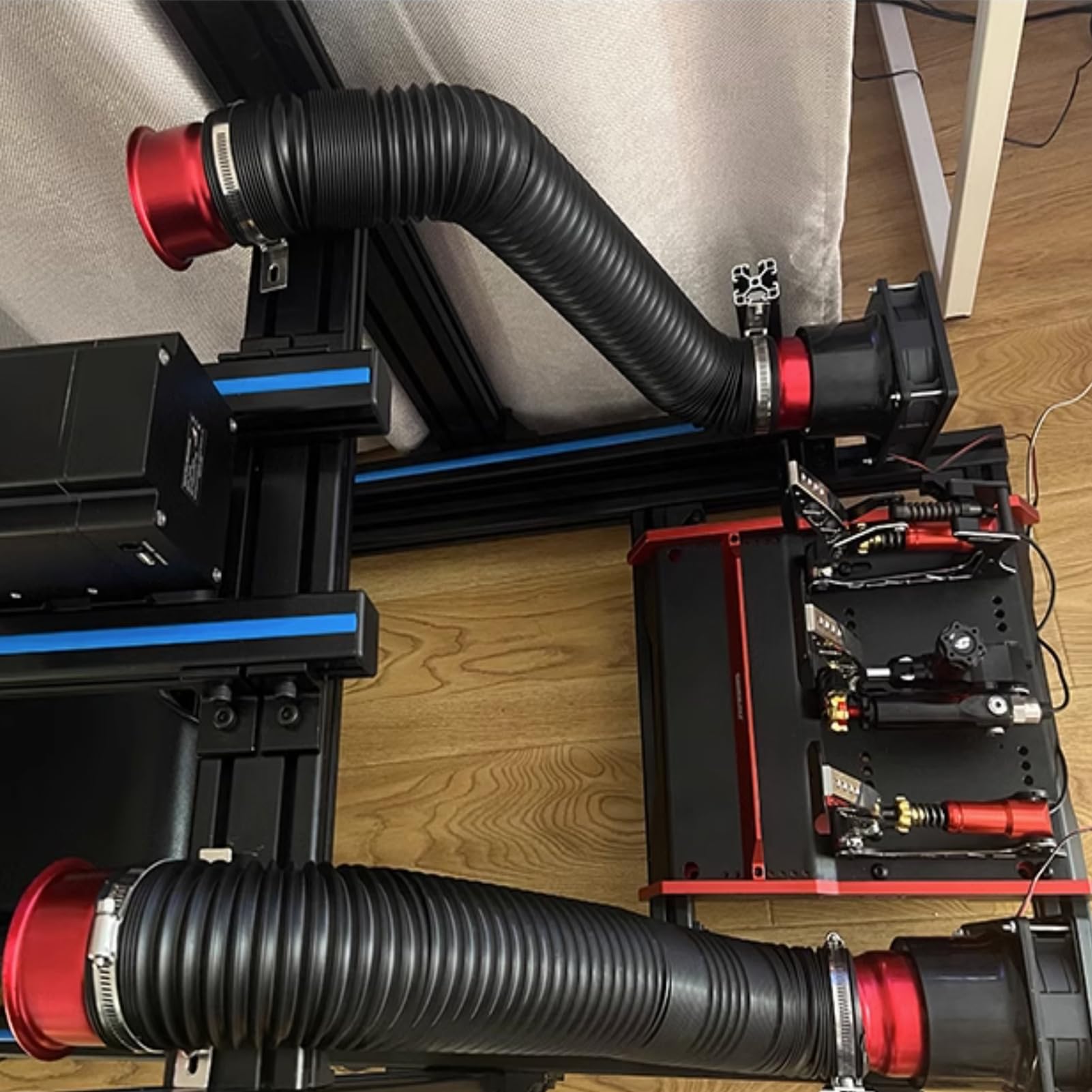 Obokidlyamor Symulacyjna rura wlotowa turbiny, symulator poczucia wiatru, zmiana prędkości wiatru na kierownicy, gra wyścigowa, PC, USB, do Logitech/Thrustmaster/fanatec G923 G920 G29 rura ssąca