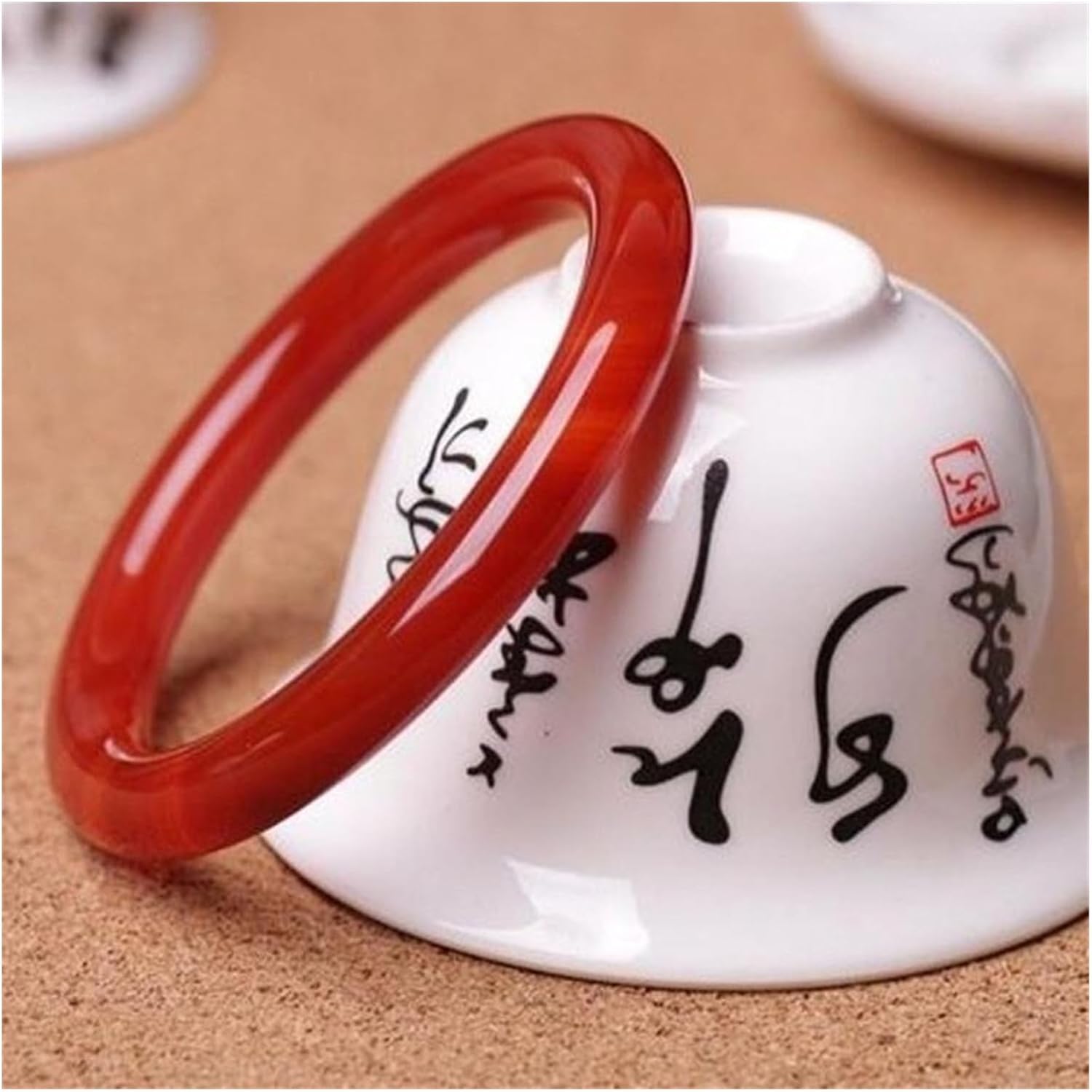 Natural Red Agate Bangles Women Jewelry Genuine Natural Red Jades Stone Round Bangle Jadeite Bracelet Girlfriend Mom Gifts Satisfied