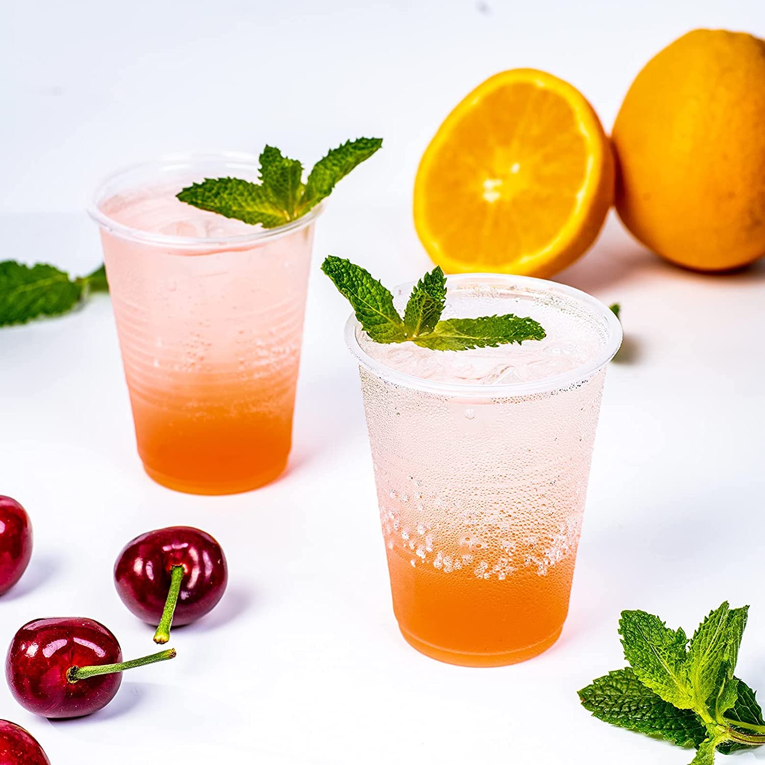 Vasos de Plástico Desechables de Polipropileno, Vasos de Plástico Transparente Ecológico y Reutilizable para Servir Bebidas Calientes y Frías, Adecuado para Hogar y Oficina - 200 ml, 1500 Unidades