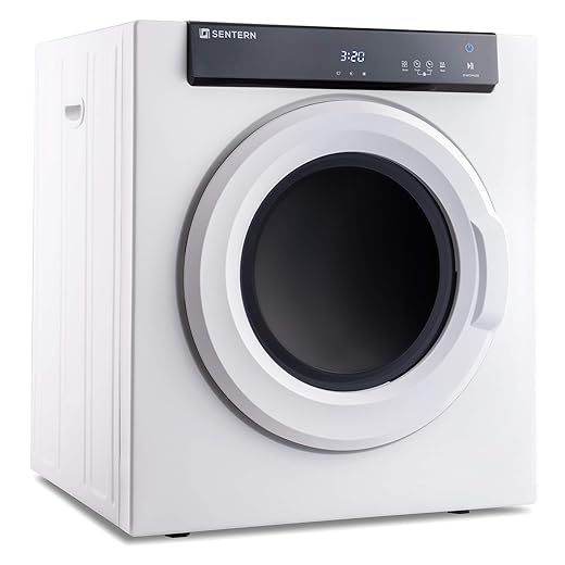 Sentern Electric Portable Clothes Dryer, Front Load Compact Tumble Laundry Dryer with Touch Screen Panel (SN-24)