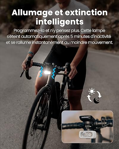 Miniatura 5 de Magicshine HORI1300S - Faro delantero para bicicleta, compatible con GarminWahoo, 1300 lúmenes, luz delantera de haz alto y bajo, USB-C recargable,