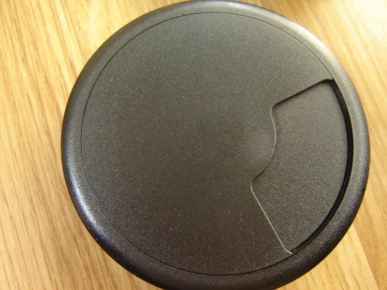 60mm Plastic Desk Computer Cable Cover Grommet Organizer Shell Brown 2 Pcs Amazon.co.uk