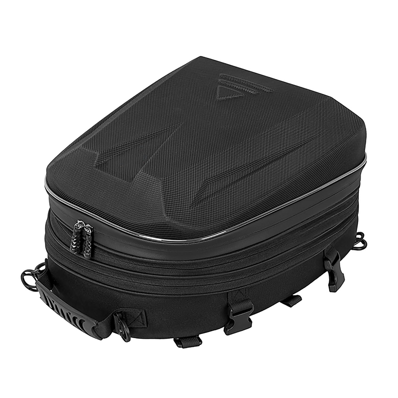 MYJDML Motorcycle Tail Bag for Benelli Caffe Nero 150 2011-2020, Waterproof Rear Seat Luggage with Spacious Storage and Rain Cover for Touring