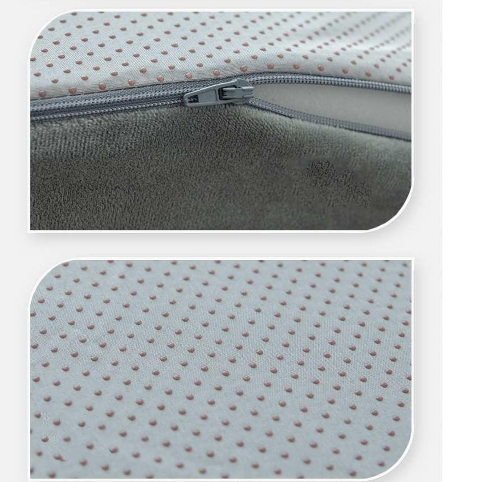 Almohada Cuña Viscoelastica 4 Piezas para Dormir,Cojin Cuña Espuma Espuma Viscoelástica para Respaldo Piernas,Espalda,Cabeza Y Cuello,Almohada De Lectura para Dormir, Leer