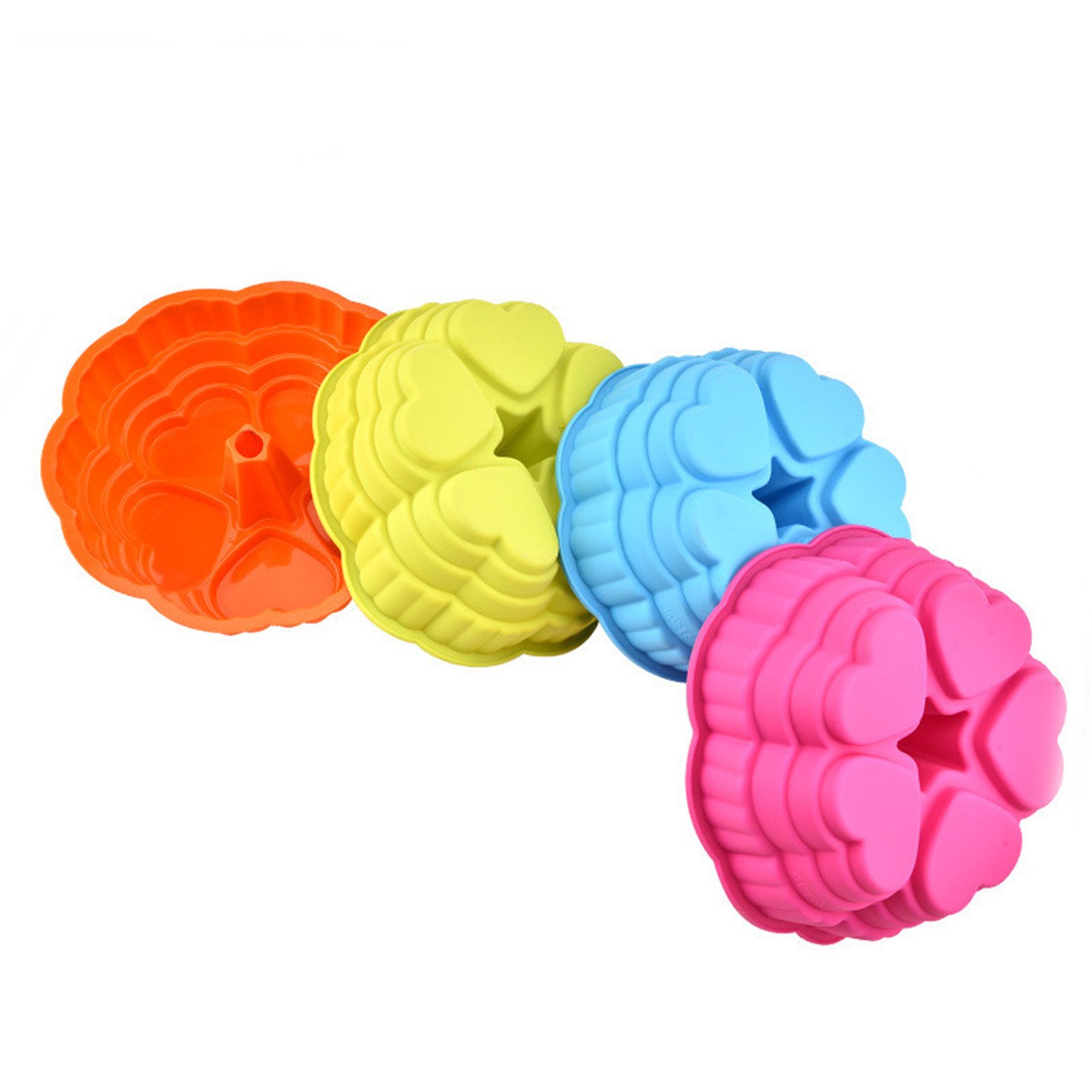 Fantasyday Premium silicone cottura stampi per il proprio speciale dessert, sapone, pane, pane, muffin, brownie, Cornbread, cheesecake, panna cotta, pudding, Jello shot and more #5